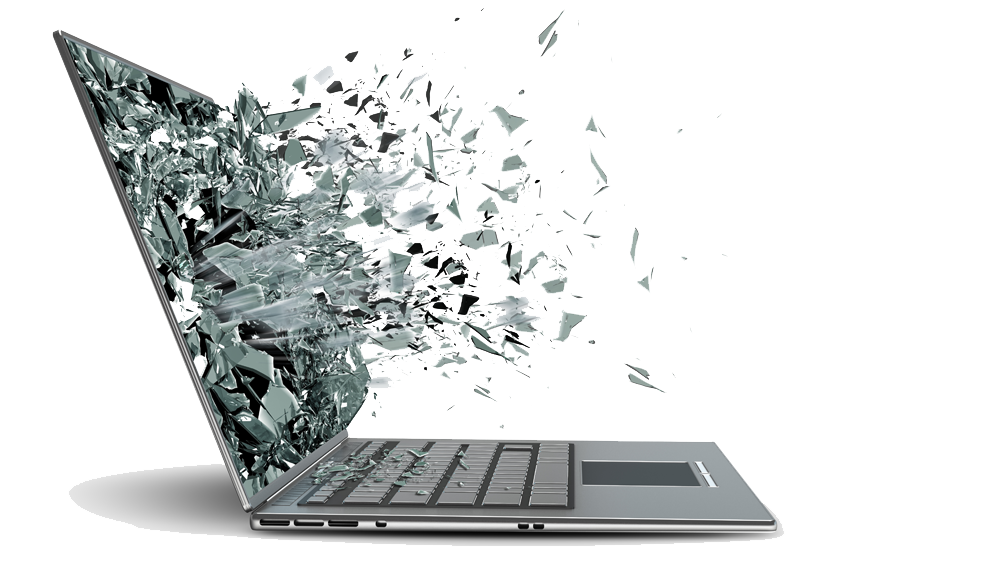 Naprawiony laptop